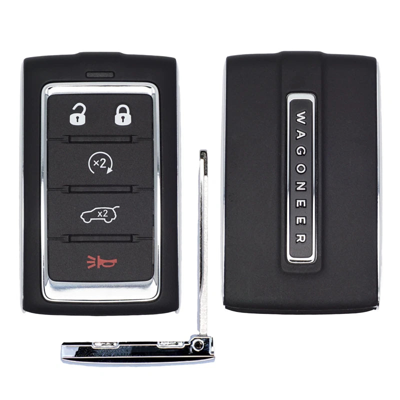 2024-2025 Jeep Wagoneer / 5-Buttons Smart Key / PN: 68577131AC / 2BAHD-KFW1 / OEM REFURB 2024-2025 Jeep Wagoneer / 5-Buttons Smart Key / PN: 68577131AC / 2BAHD-KFW1 / OEM REFURB